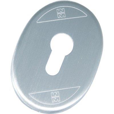 MOSTRINA PORTA BLINDATA 95417 MOTTURA - F.SAGOM CROMO SATINATO MM 65X90- 5 pezzi