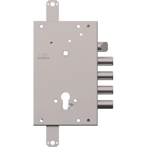 SERRATURA METALLO APPLICARE CS128 CIPIERRE  F.SAGOM M2 TRIPL+SCR IP.MM 28 E.MM 63 DX/SX