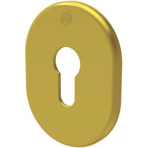 MOSTRINA PORTA BLINDATA 4302 SECUREMME - F.SAGOM OTTONE LUCIDO MM 62X82- 5 pezzi