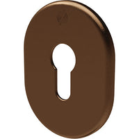 MOSTRINA PORTA BLINDATA 4302 SECUREMME - F.SAGOM ALLUMINIO BRONZATO MM 82X62- 5 pezzi