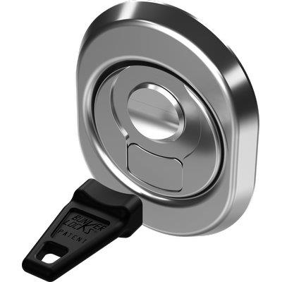 DEFENDER MAGNETICO BKL CIPIERRE  CROMO SATINATO F.SAG I.MM 38 D.MM 50 H.MM 25