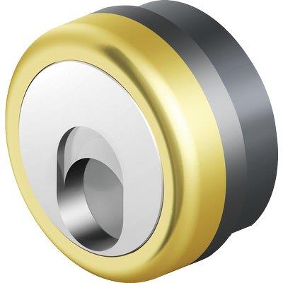 DEFENDER MAGNETICO MRM503 HAND DISEC  INOX OTTONE LUCIDO F.SAG I.MM 31 D.MM 50 H.MM 15