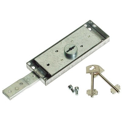 SERRATURA SERRANDA APPLICARE 2215 SECUREMME  DM C.PIEGATO LATERALE SX