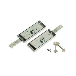 SERRATURA SERRANDA APPLICARE 2235 SECUREMME - DM LATERALE DX+SX C.PIEGATO CF=PZ 2- 1 confezioni