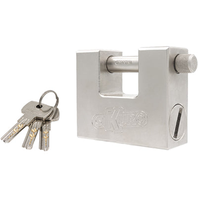 LUCCHETTO ANTISCASSO SSU-84 ILSA - ACCIAIO CARBONITRURATO CROMATO CHIAVI 3 MM 84 KA1- 6 pezzi