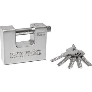 LUCCHETTO ANTISCASSO SSU-IS ILSA - ACCIAIO CARBONITRURATO CROMATO CHIAVI 5 MM 94 KA2- 6 pezzi