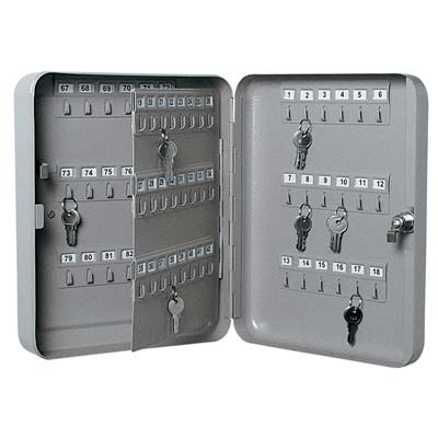 CASSETTA PORTACHIAVI  ACCIAIO VERNICIATO CHIAVI 2 CM 24X30X7 CHIAVI 48