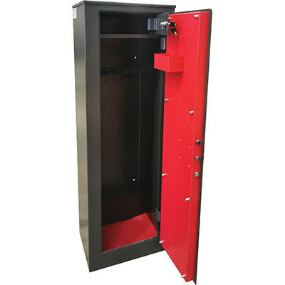 ARMADIO PORTA FUCILI CLASSIC 8 POSTI EFFE  + TESORETTO CM 42X30 H.CM 145