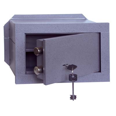 CASSAFORTE A MURARE 82010 CISA  CHIAVI 2 DM FRONTALE S.MM 10 CM 36X20 H.CM 24