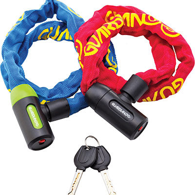 CATENA SICUREZZA TONDA + LUCCHETTO CX759 ILSA - + TELA MM 5,0 L.CM 90- 2 pezzi