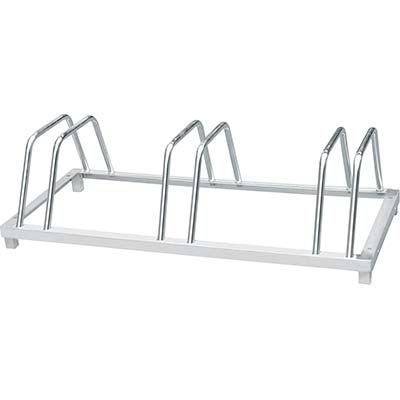 RASTRELLIERA PARCHEGGIO BICI 3 POSTI  ZINCATA MM 880X395 H.MM 245