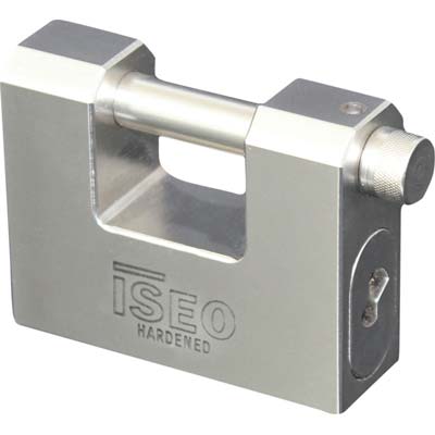 LUCCHETTO ANTISCASSO CLARUS ISEO  ACCIAIO CARBONITRURATO CHIAVI 3 MM 75