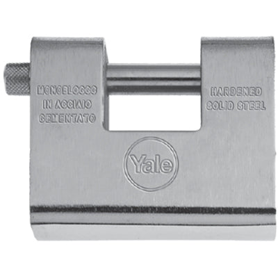 LUCCHETTO ANTISCASSO Y164 YALE  ACCIAIO CARBONITRURATO CHIAVI 3 MM 84