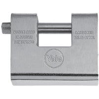 LUCCHETTO ANTISCASSO Y164 YALE  ACCIAIO CARBONITRURATO CHIAVI 3 MM 84