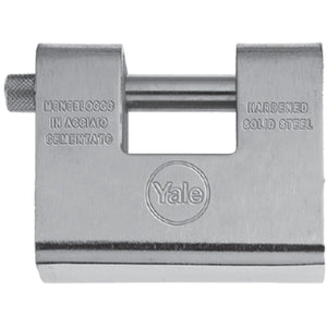 LUCCHETTO ANTISCASSO Y164 YALE  ACCIAIO CARBONITRURATO CHIAVI 3 MM 84