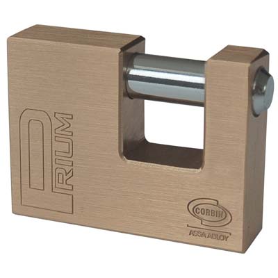 LUCCHETTO RETTANGOLARE YALE/CORBIN  OTTONE CHIAVI 2 MM 90