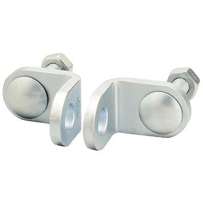 OCCHIOLI FISSI CANCELLO ASSA ABLOY - ZINCATI VITE MM 75 REGOLAZ. MM 26 CF=PZ 2- 1 confezioni