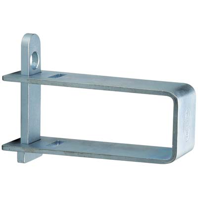 CRAVATTA CANCELLO ZINCATA ASSA ABLOY  REGOLABILE MM 107/127 H.CM 50