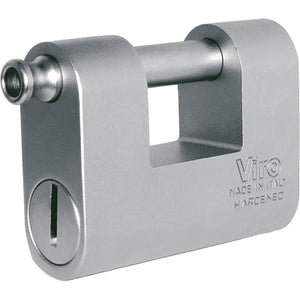 LUCCHETTO ANTISCASSO MONOLITH VIRO  ACCIAIO CARBONITRURATO CHIAVI 2 MM 87