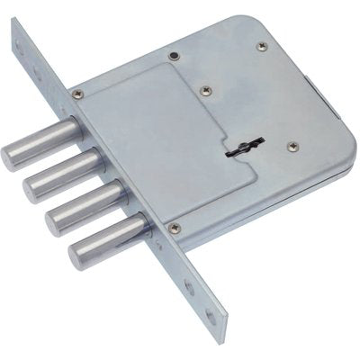 SERRATURA METALLO INFILARE 454 SAB  B.Q ZINC F.MM 25 DM M4 H.CM 110 E.MM 60