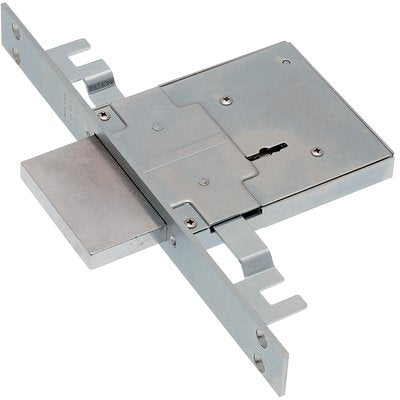 SERRATURA METALLO INFILARE 450/3S SAB  B.Q ZINC F.MM 25 DM M4 TRIPL H.MM 90 E.MM 60