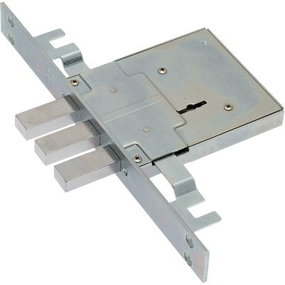 SERRATURA METALLO INFILARE 460/3S SAB  B.Q ZINC F.MM 25 DM M4 TRIPL H.MM 90 E.MM 70