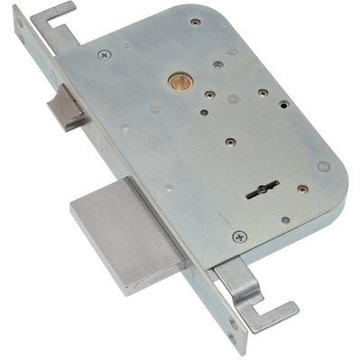 SERRATURA METALLO INFILARE 600/3 SAB  B.Q ZINC F.MM 25 DM M4 TRIPL+SCR E.MM 60