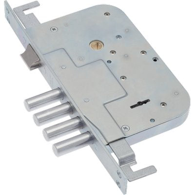 SERRATURA METALLO INFILARE 634/3 SAB  B.Q ZINC F.MM 25 DM M4 TRIPL+SCR E.MM 60