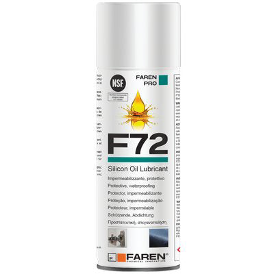 OLIO SILICONE SPRAY F72 FAREN - ML 400- 12 pezzi