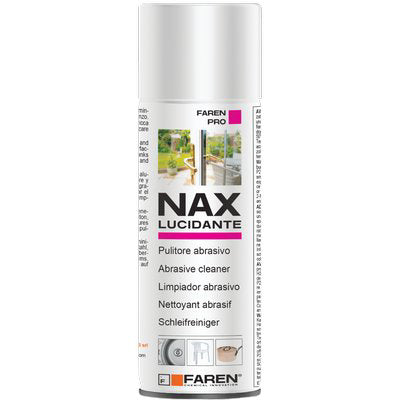 PULITORE METALLI ABRASIVO SPRAY NAX FAREN - ML 200- 12 pezzi