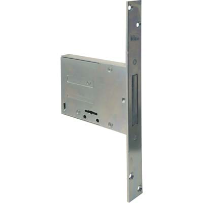 SERRATURA METALLO INFILARE 661 ISEO  B.Q ZINC F.MM 25 DM M4 H.MM 82 E.MM 60