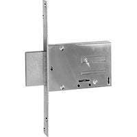 SERRATURA METALLO INFILARE 661 ISEO  B.Q ZINC F.MM 25 DM M4 H.MM 82 E.MM 70