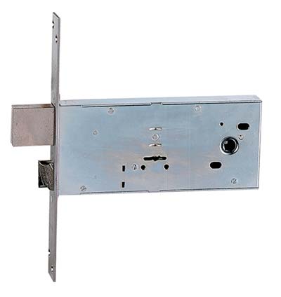 SERRATURA METALLO INFILARE 981 ISEO  B.Q ZINC F.MM 25 DM M4+SCR H.MM 82 E.MM 90