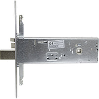 SERRATURA METALLO INFILARE ELETTRICA 96391 ISEO  B.Q ZINC F.MM 22 DM M4 TRIP+SCR+Q8 H.MM 64 E.MM 90