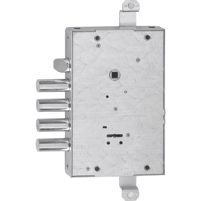 SERRATURA METALLO APPLICARE 608F1 ISEO  DM M4 TRIPL+SCR IP.MM 28 E.MM 63 DX/SX (CISA)