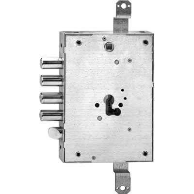 SERRATURA METALLO APPLICARE 668G01 ISEO  F.SAGOM M2 TRIPL+SCR IP.MM 28 E.MM 63 (MOTTURA)