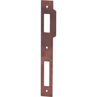 CONTROPIASTRA X SERRATURA PATENT 040P BONAITI - F.MM 22 B.QUADRO BRONZATO- 5 pezzi