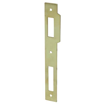 CONTROPIASTRA X SERRATURA PATENT 040P BONAITI - F.MM 22 B.QUADRO OTTONATO- 5 pezzi