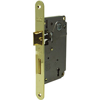 SERRATURA PATENT B.TONDO OTTONATO CENTRO AGB  I.MM 90 F.MM 22 E.MM 50