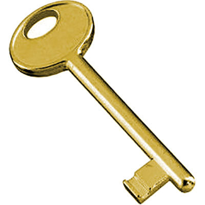 CHIAVE PATENT OTTONATA AGB - ZAMA n°  2- 10 pezzi