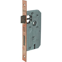 SERRATURA PATENT B.QUADRO BRONZATO 042P BONAITI  I.MM 70 F.MM 22 E.MM 45