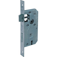 SERRATURA PATENT B.QUADRO NICHELATO 042P BONAITI - I.MM 70 F.MM 22 E.MM 50- 5 pezzi