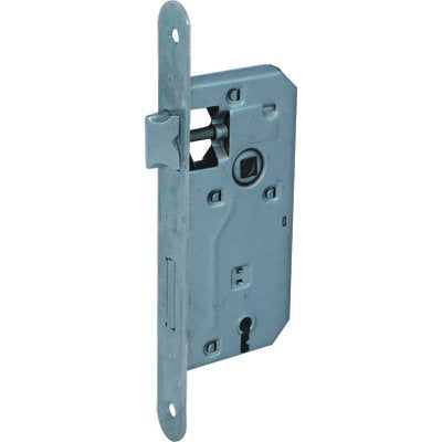 SERRATURA PATENT B.TONDO NICHELATO 042T BONAITI - I.MM 70 F.MM 22 E.MM 50- 5 pezzi