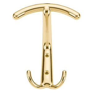 APPENDIABITI GIOVE - ZAMA OTTONE LUCIDO MM 115X100- 5 pezzi