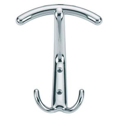 APPENDIABITI GIOVE - ZAMA CROMO LUCIDO MM 115X100- 5 pezzi