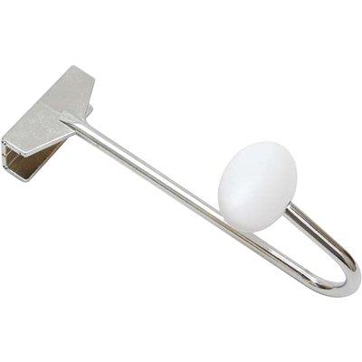 APPENDIABITI RETROPORTA - ACCIAIO CROMO LUCIDO POSTI 1- 2 pezzi