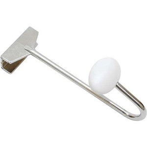 APPENDIABITI RETROPORTA - ACCIAIO CROMO LUCIDO POSTI 1- 2 pezzi