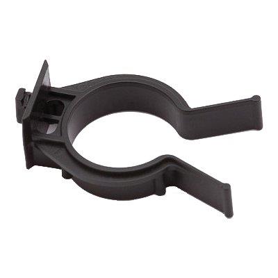 GANCIO PIEDINO MOBILI ABS - NERO FISSAGGIO A ZOCCOLO MM 28- 50 pezzi