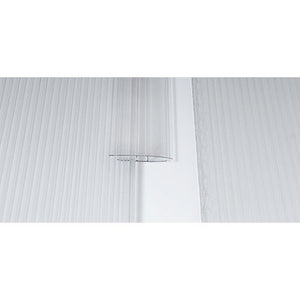 PROFILO GIUNZIONE H LASTRA ALVEOLARE - POLICARBONATO TRASPARENTE H.CM 200 S.MM  6- 2 pezzi