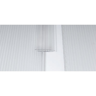 PROFILO GIUNZIONE H LASTRA ALVEOLARE - POLICARBONATO TRASPARENTE H.CM 200 S.MM 10- 2 pezzi